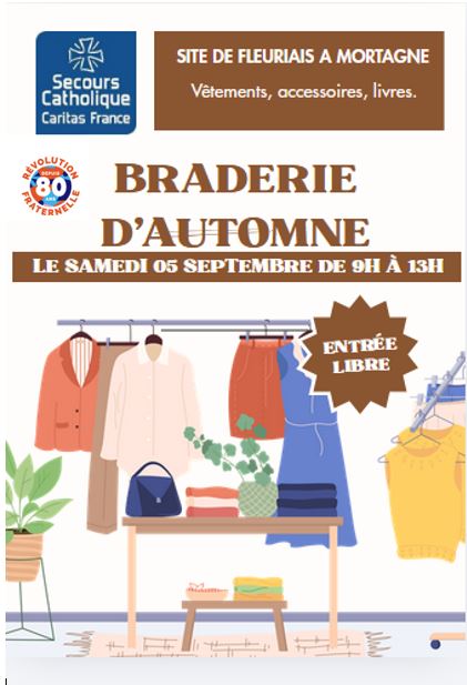 Flyer Braderie automne 05 sept